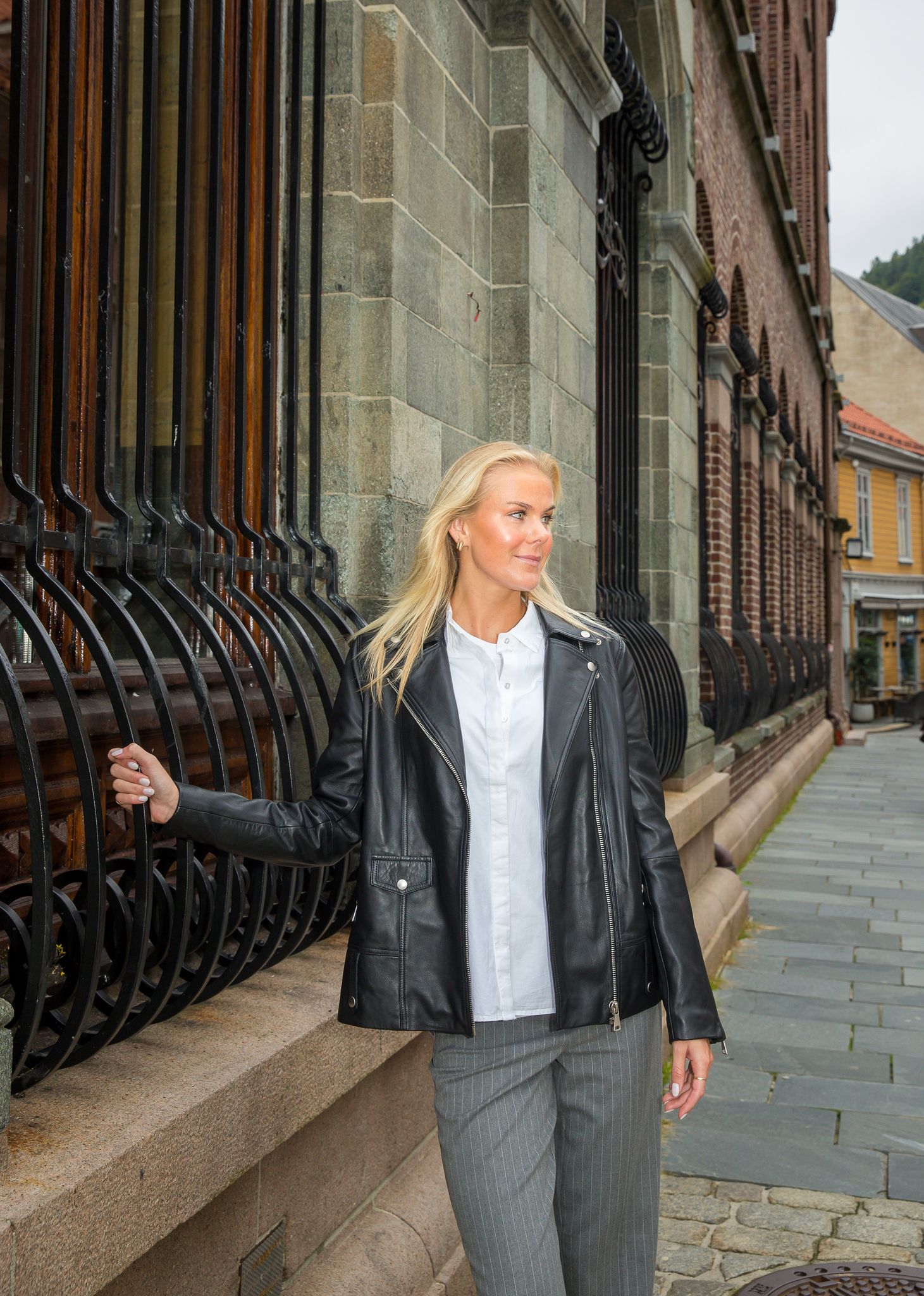 Madison Skinnjakke - Sort